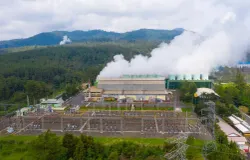 Salah satu Pembangkit Listrik Tenaga Panas di Indonesia, PLTP Kamojang. (Sumber: Dok. PLN)