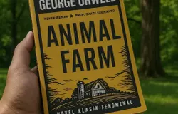 Buku Animal Farm karya George Orwell. (Sumber: Dokumentasi Penulis | Foto: Syamsul)
