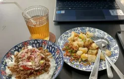 Menu makanan Toko Pelagia, Kamis, 29 Mei 2025. (Sumber: Dokumentasi Penulis | Foto: Dias Ashari)