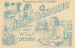 Sampul lagu Hallo Bandoeng. (Repro dari Wikimedia)