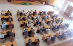 Ceramah Pelatihan Kepemimpinan Nasional Tk II Tahun 2024 (Sumber: Humas Pusjar SKTASNAS | Foto: Humas Pusjar SKTASNAS)