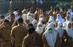 ilustrasi Aparatur Sipil Negara. (Sumber: Ayobandung.id | Foto: Irfan Al-Faritsi)