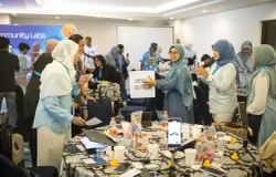 Lewat gelaran komunitas, seperti Canva Community Lab, semangat kolaborasi dan teknologi bisa bertemu di satu panggung. (Sumber: Komunitas Bandung Canva Lovers | Foto: Tegar P. Fahar)