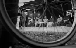 Komunitas Bike to Work Lakukan Kampanye 'bike to school'. (Sumber: Ayobandung.id | Foto: Kavin Faza)