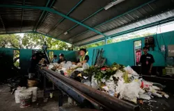 Tempat Pengolahan Sampah Terpadu (TPST) Babakan Siliwangi, Kecamatan Coblong, Kota Bandung. (Sumber: Ayobandung.id)