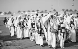 Haji adalah sebuah ibadah kolosal tentang menjadi manusia yang mengenal dirinya (arafa nafsahu). (Sumber: Ayobandung.id | Foto: Asep Dadan Muhanda)