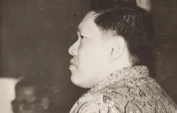 Eddy Tansil saat sidang korupsi Bapindo. (Sumber: Panji Masyarakat Agustus 1994)