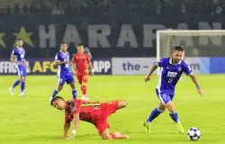 Persib Bandung saat berhasil menang 2-0 atas Selangor FC. (Sumber: Ayobandung.id | Foto: Irfan Al-Faritsi)