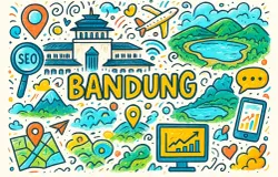 Optimalisasi promosi wisata Kota Bandung melalui strategi SEO dan GEO agar situs resmi lebih mudah ditemukan di mesin pencari. (Sumber: AI Generated/ChatGPT)