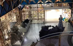 Galeri NuArt tampak lengang pada pagi hari Selasa (4/11/2025) (Foto: Ammara Ziska)