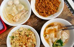 Bakmie Iwan varian asin dan manis (Sumber: Hanifa Syahida Fauziyah | Foto: Hanifa Syahida Fauziyah)