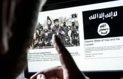 Ilustrasi terorisme di media sosial (Sumber: Kompas | Foto: wall street journal)