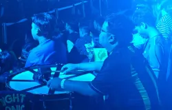 Supporter Onic Esport asal Bandung. (Sumber: dok. pribadi | Foto: Mila Aulia)