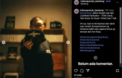 Unggahan Akun Instagram @indocapsclub_bandung (30/09/22) yang Menampilkan Topi dengan Lambang Faravahar (Sumber: https://www.instagram.com/p/CjHdSdQvV45/?igsh=b3ZzbWxxMGhub3o= | Foto: Arfi Pandu Dinata)