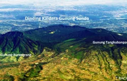 Keadaan ronabumi seperti inilah yang dilihat oleh masyarakat, bukan Gunung Sunda yang menjulang  tinggi. (Sumber: Istimewa)