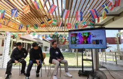 Konferensi Pers Pasar Seni ITB 2025 di International Relation Office (IRO) ITB, Jalan Ganesha, Kota Bandung, Selasa 7 Oktober 2025. (Sumber: ayobandung.com | Foto: Irfan Al-Faritsi)