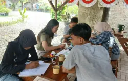 Ilustrasi anak muda yang semangat berkarya. (Sumber: Dokumentasi Penulis)