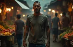 Ilustrasi Aksi Premanisme di Pasar. (Sumber: Gambar oleh AI)