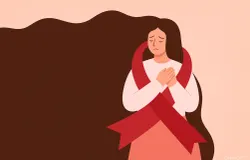 Ilustrasi penyintas HIV. (Sumber: Shutterstock)