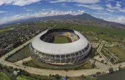 Stadion Gelora Bandung Lautan Api (GBLA) Gedebage yang diproyeksikan jadi kandang Persib.
