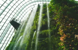 Ilustrasi green building. (Sumber: Unsplash | Foto: Carles Rabada)