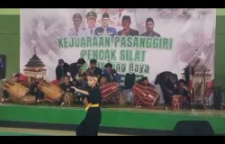 Penampilan Peserta Silat di Pasanggiri (Sumber: Dokumentasi Pribadi)