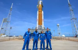 Empat astronot misi Artemis II yang akan mengelilingi Bulan dalam program eksplorasi NASA. (Sumber: NASA)