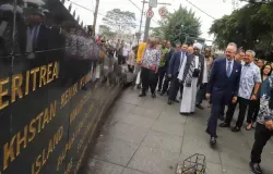 eringatan 70 Tahun Konferensi Asia Afrika. (Sumber: Ayobandung.id | Foto: Irfan Al-Faritsi)