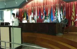 Ilustrasi diorama Konferensi Asia Afrika di Museum KAA Bandung (Sumber: dokpri | Foto: Totok Siswantara)