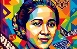 Potret Raden Ajeng Kartini, pelopor emansipasi perempuan Indonesia yang memperjuangkan pendidikan, kesetaraan, dan kebebasan berpikir bagi perempuan. (Sumber: Dokumentasi Penulis | Foto: Angga Marditama Sultan Sufanir)