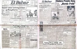 Suratkabar El Bahar, salah satu surat kabar yang dikenal kritis dan cukup disegani pada masanya. (Koleksi: Kin Sanubary)