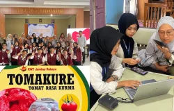Sosialisasi dan Pendampingan Proses Pendaftaran HKI (Sumber: Tim Medkominfo KKN UNINUS Kel.5&6 | Foto: Deni & Julian)
