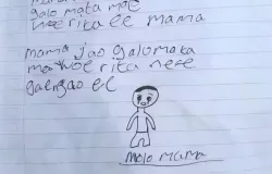 Tulisan terakhir anak SD di NTT. (Sumber: Istimewa)