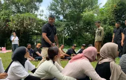 Komunitas Petra Nusa bertujuan memberikan edukasi pelestarian permainan tradisional Nusantara. (Sumber: ayobandung.id | Foto: Halwa Raudhatul)