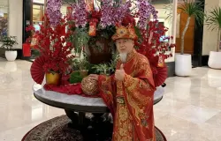 Ilustrasi suasana Imlek di Hotel Sultan. (Sumber: Dokumentasi Penulis | Foto: Hendro Wangsanegara)