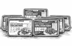 Ilustrasi menu makanan hasil teknologi retort. (Sumber: Istimewa)
