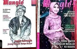 Wajah baru Majalah Mangle dalam manajemen Pusat Budaya Sunda Unpad. (Sumber: Dokumentasi Penulis)