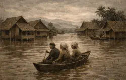 Ilustrasi banjir zaman baheula.