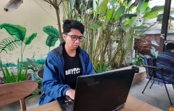 Owner dan founder @infoantapani, Venda Setya Nugraha. (Sumber: ayobandung.id | Foto: Nisrina Nuraini)