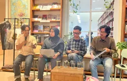 Diseminasi riset “Ironi Co-firing Biomassa PLTU Batubara di Jawa Barat” oleh Trend Asia, LBH Bandung, dan WALHI Jabar digelar di Bandung, Kamis (29/1/2026).