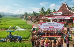 Ilustrasi Peringatan Hari Koperasi Nasional ke-79 (Sumber: Kreasi dengan bantuan Gemini | Foto: dokpri Totok Siswantara)