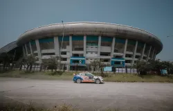 Stadion Gelora Bandung Lautan Api (GBLA). (Sumber: Ayobandung.id | Foto: Kavin Faza)
