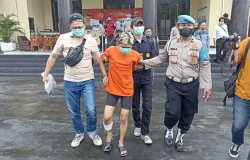Tersangka Begal di Kawasan Cicendo Kota Bandung, beberapa waktu lalu. (Sumber: ayobandung.com | Foto: Rahmat Kurniawan)