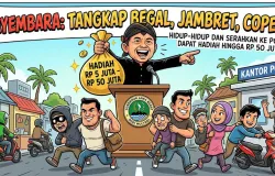 Ilustrasi sayembara tangkap begal. (Sumber: Arsip pribadi | Foto: AI Gemini)