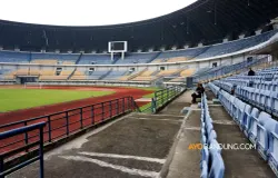 Stadion GBLA yang menjadi kandang Persib Maung Bandung. (Sumber: ayobandung.com | Foto: Irfan Al-Faritsi)