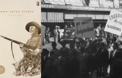 Cover buku Kumpulan Carpen Semua Untuk Hindia dan Tangkapan Layar Pribadi Film Indonesia Calling (Sumber: Indonesiana.id dan channel youtube @pcasmilus)