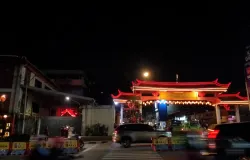 Potret Suryakencana pada malam hari. (Sumber: Dokumentasi Pribadi)