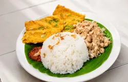 Foto Nasi Megono yang biasa disajikan bersama keluarga. (Sumber: Dokumentasi Pribadi | Foto: Dien Tegar Wicaksono)