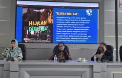 Diskusi Film "Hijrah Digital" Ajak Mahasiswa Refleksi Literasi Digital dan Peran AI dalam Keberagamaan (Sumber: instagram @moeslimah_produktif)
