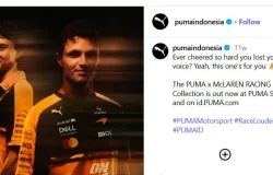 Gambar dari akun Instagram resmi Puma